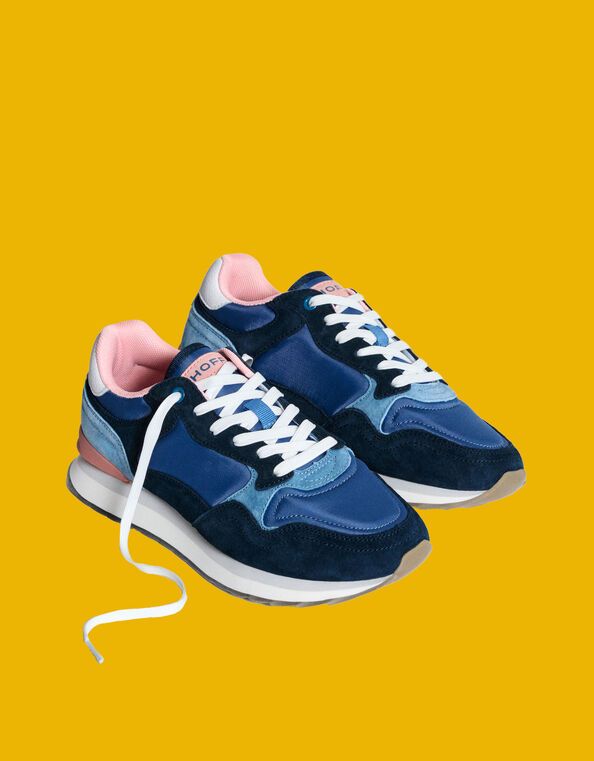 Hoff Cork Sneakers, Blue (NAVY), large