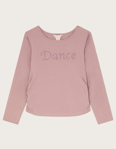 Long Sleeve Dance Top, Purple (LILAC), large