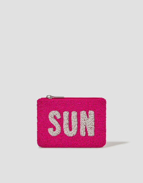 'Sun' Beaded Coin Purse, , large