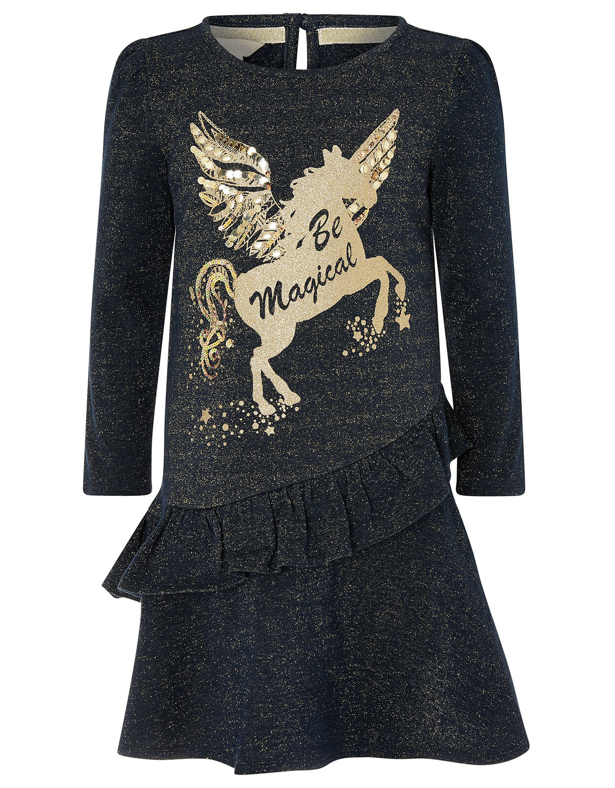 Monsoon navy 2024 girls dress