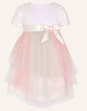 Baby Prairie Sequin Rainbow Dress, Pink (PINK), large