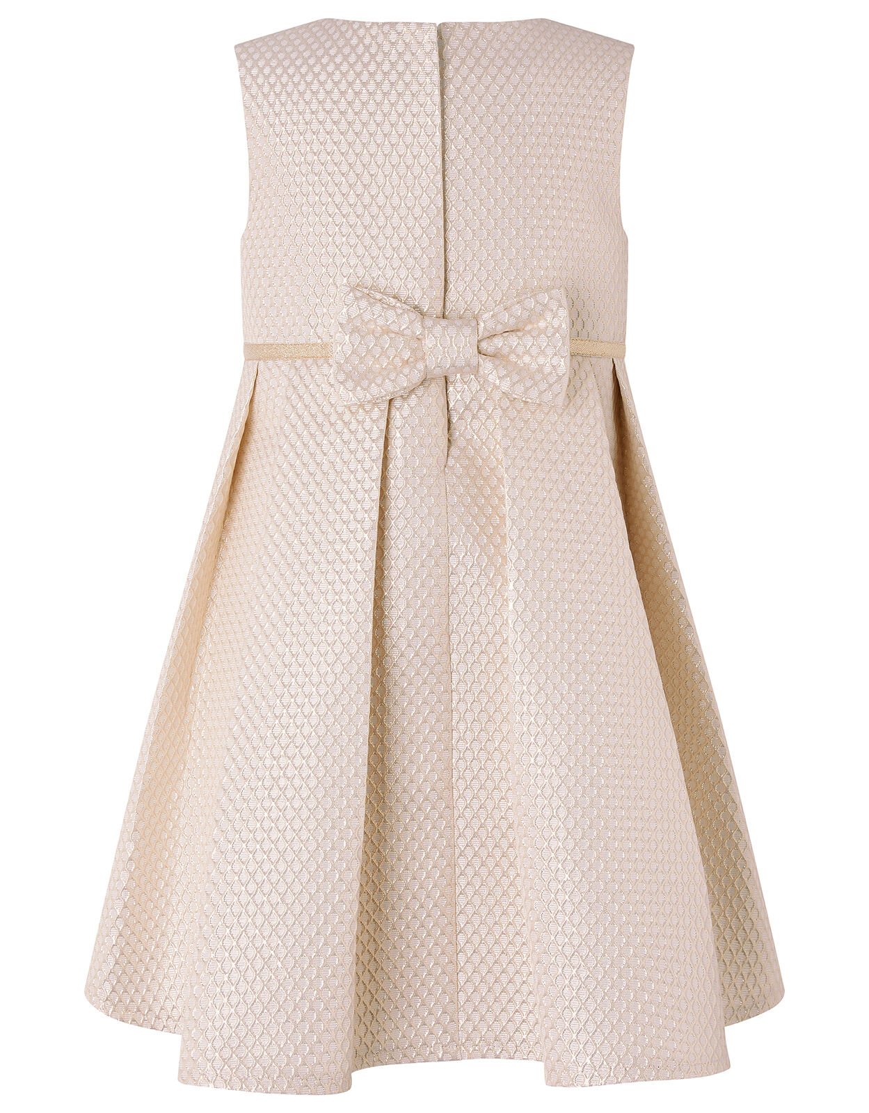 Baby Tilly Metallic Jacquard Dress Gold