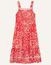 MINI ME Ebony Printed Sundress, Red (RED), large