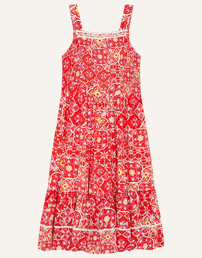 MINI ME Ebony Printed Sundress, Red (RED), large