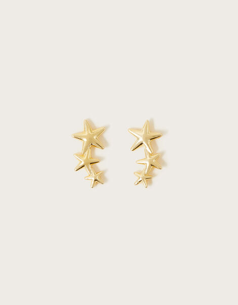 Star Trio Stud Earrings, , large