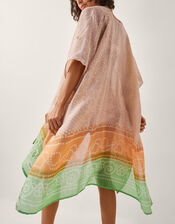 Clea Bandhani Beach Cover Up, , large