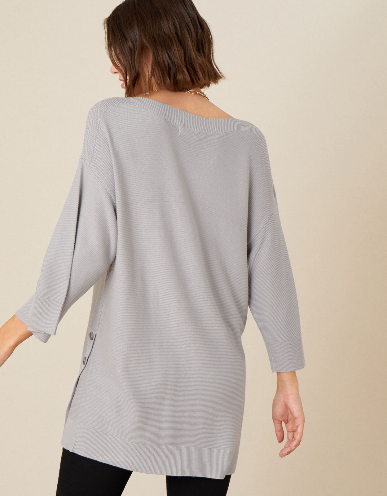 Monsoon grey jumper hotsell