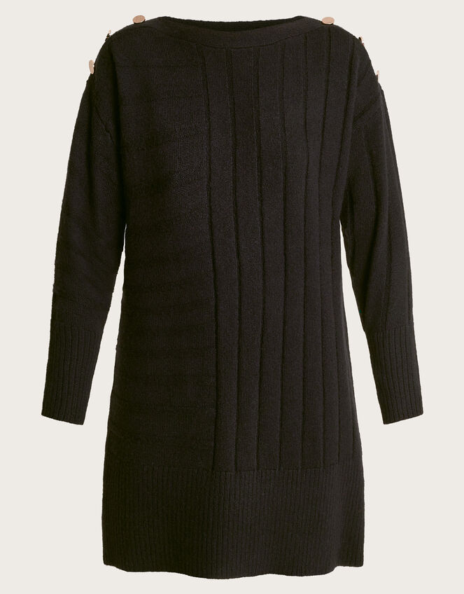 Jo Jumper Dress, Black (BLACK), large