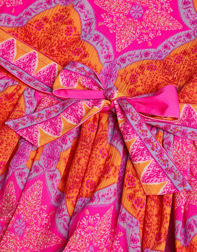 Hanky Hem Kimono Dress, Pink (PINK), large