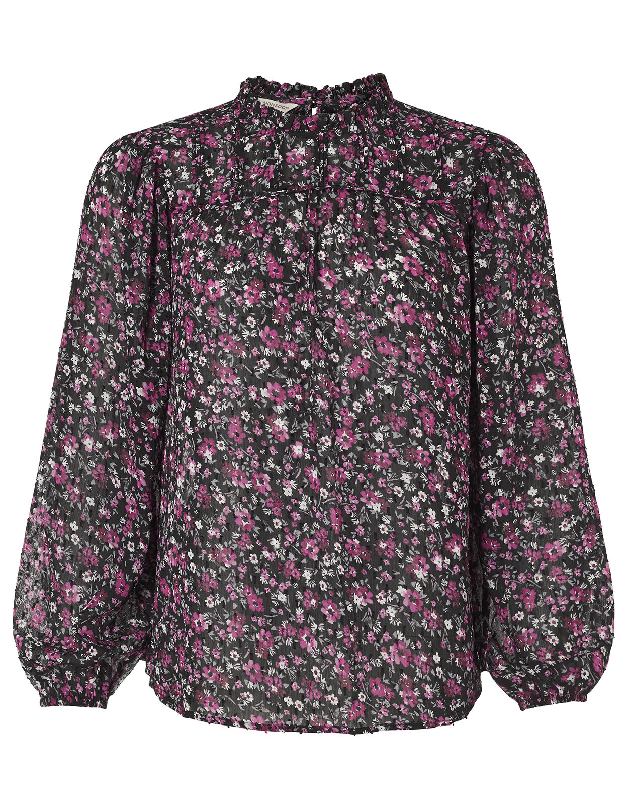 Ladies ditsy print blouse Clearance