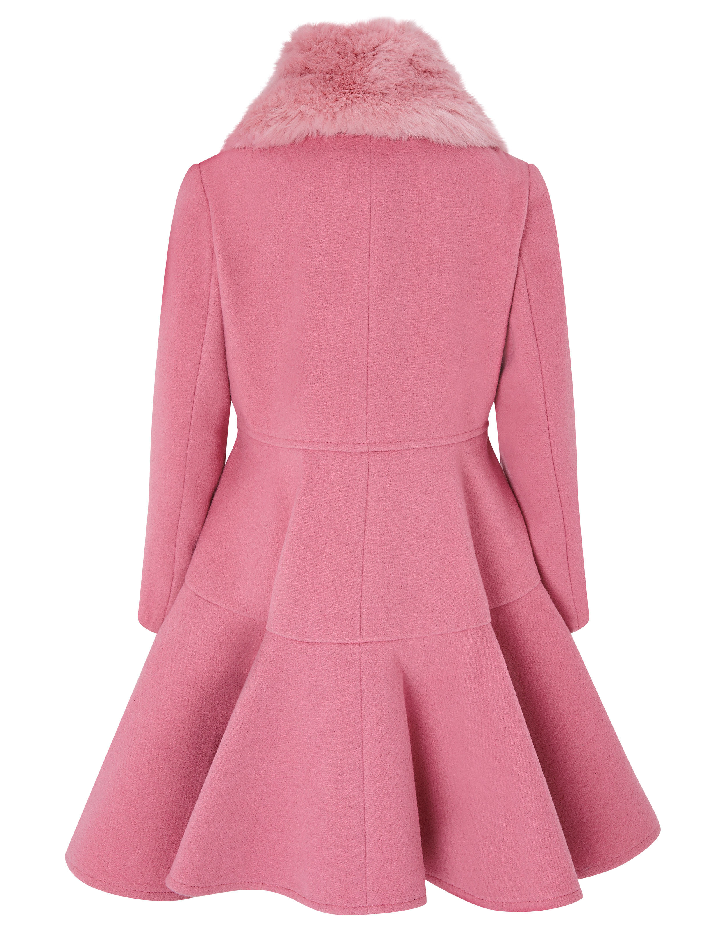 Monsoon girls pink coat best sale