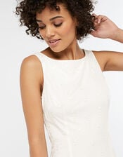 Camilla Embellished 2 Piece Short Wedding Dress, Ivory (IVORY), large