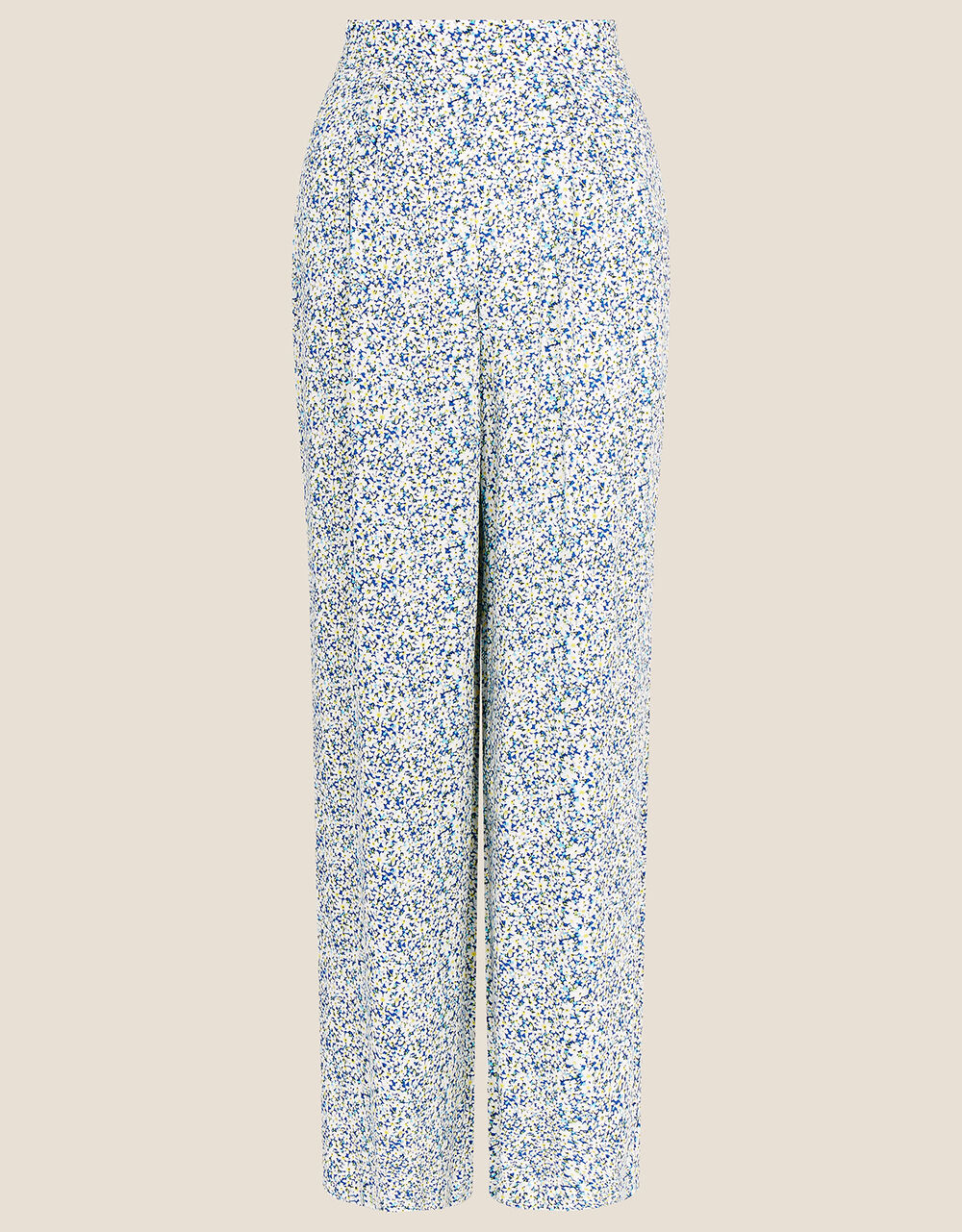 ditsy print trousers