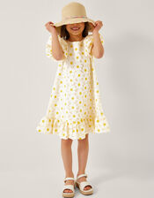 Zaria Daisy Lace Swing Dress, Ivory (IVORY), large
