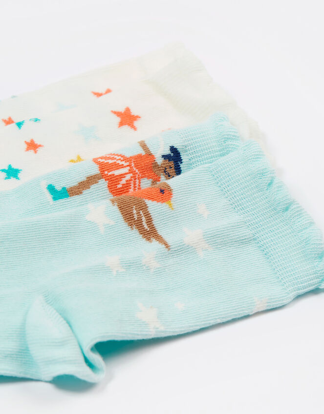 Frugi 2-Pack Frill Ankle Socks, Multi (MULTI), large