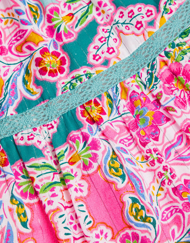 Heritage Floral Maxi Dress, Pink (BRIGHT PINK), large