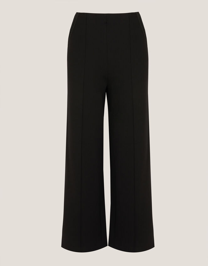 Payton Ponte Bootcut Trousers, Black (BLACK), large