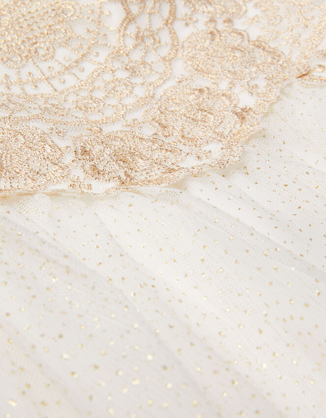 Estella Embroidered Dress	, Gold (GOLD), large