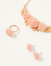Shimmer Rose Jewellery Set, , large