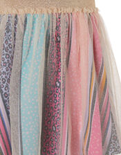 Lily Shimmer Tutu Skirt with Printed Lining, Pink (PINK), large