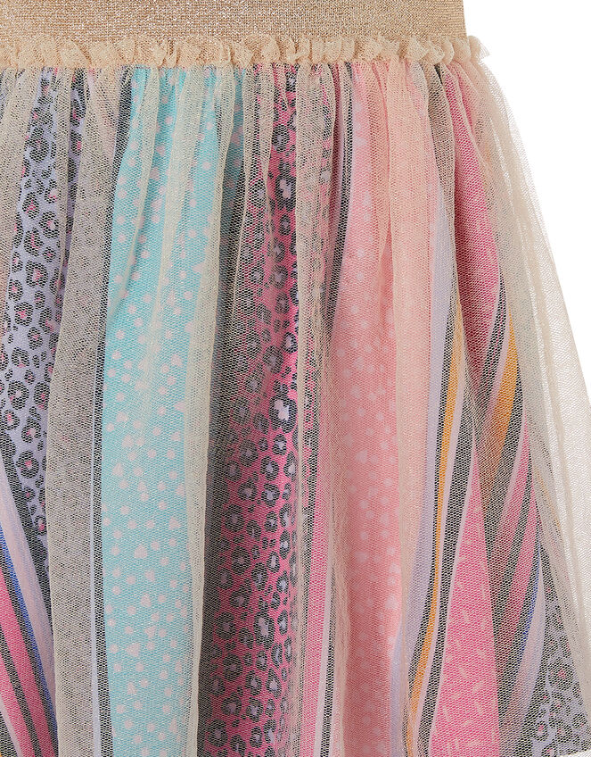 Lily Shimmer Tutu Skirt with Printed Lining, Pink (PINK), large