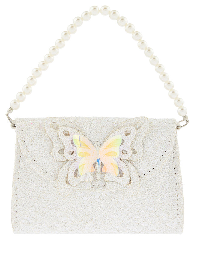 Leah Glitter Butterfly Mini Bag, , large