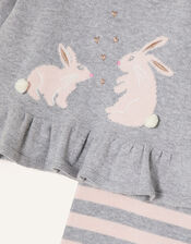 Newborn Bunny Knit Set, Pink (PINK), large