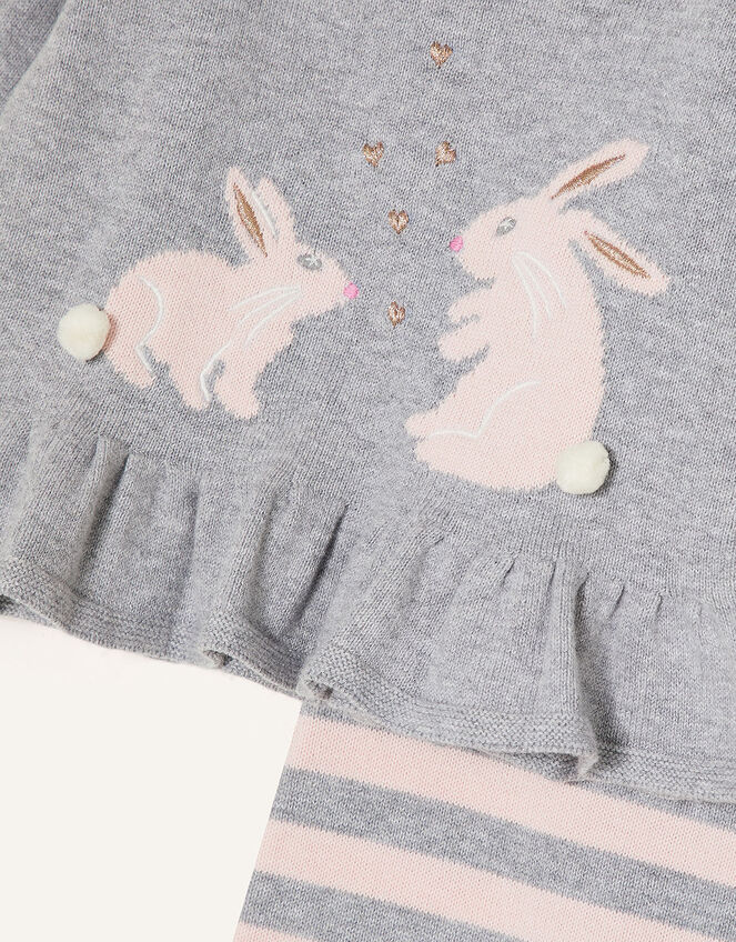 Newborn Bunny Knit Set, Pink (PINK), large