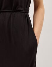 Matilda Embroidered Balloon Leg Jumpsuit, Black (BLACK), large