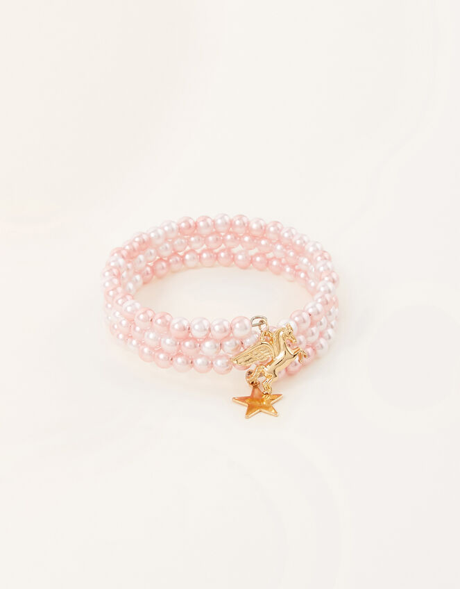 Unicorn Charm Spiral Bracelet, , large