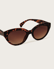 Tortoiseshell Cat Eye Sunglasses, , large