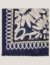 Aria Lightweight Abstract Print Scarf, , large