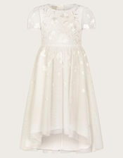 Luna Embroidered Dress, Ivory (IVORY), large