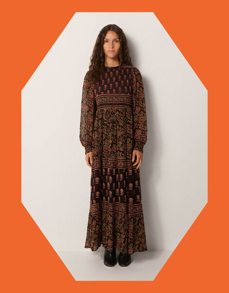 Maison Hotel Andrea Floral Maxi Dress, Multi (MULTI), large