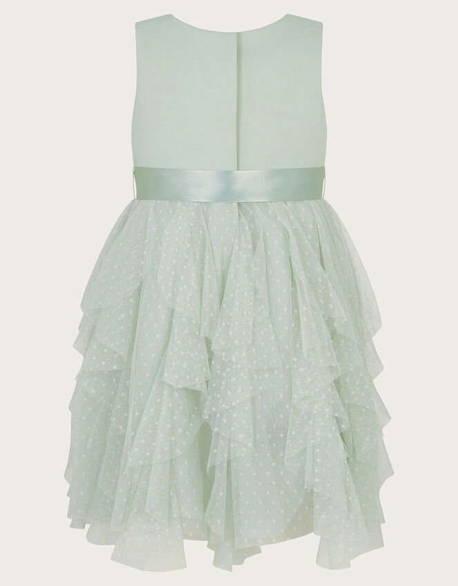 Baby Millie Ruffle Dress, Green (SAGE), large