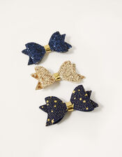 Stardust Bow Clip Multipack, , large