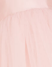 Baby Angel Wing Sleeve Tulle Dress, Pink (PALE PINK), large