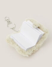 Mini Teddy Bear Notebook Keyring, , large