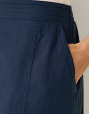 Bridget High Waisted Shorts, Blue (NAVY), large