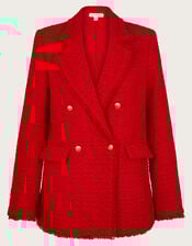 Rubi Tweed Jacket, Red (RED), large