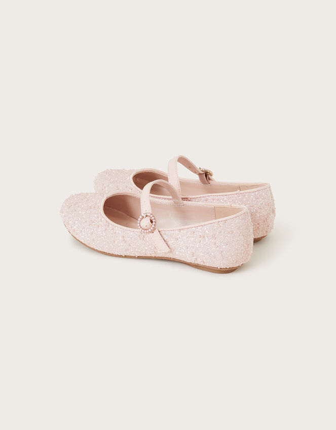 Dreamy Pearl Ballerina Flats, Pink (PINK), large