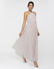 Ellison Twist Embellished Maxi Dress, Pink (PINK), large