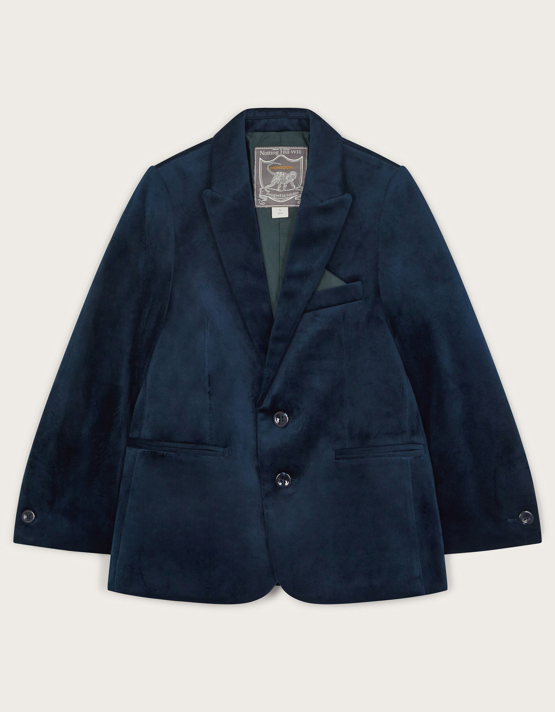 Velvet Suit Blazer Blue Boys Suits Sets Monsoon ROI