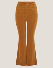 Cassidy Corduroy Flare Pants, Camel (CAMEL), large