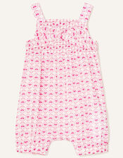 Baby Elsa Printed Playsuit, Pink (PINK), large