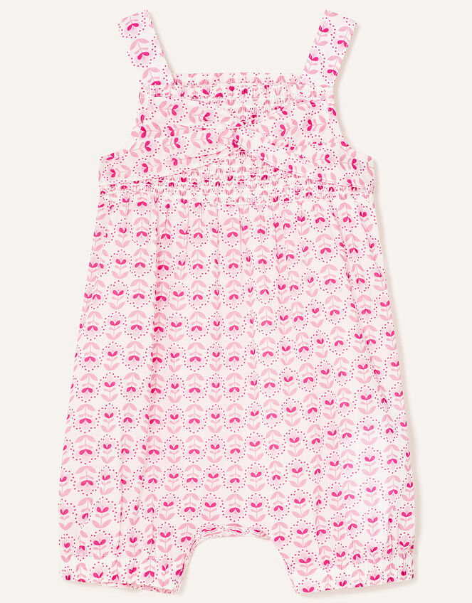 Baby Elsa Printed Playsuit, Pink (PINK), large