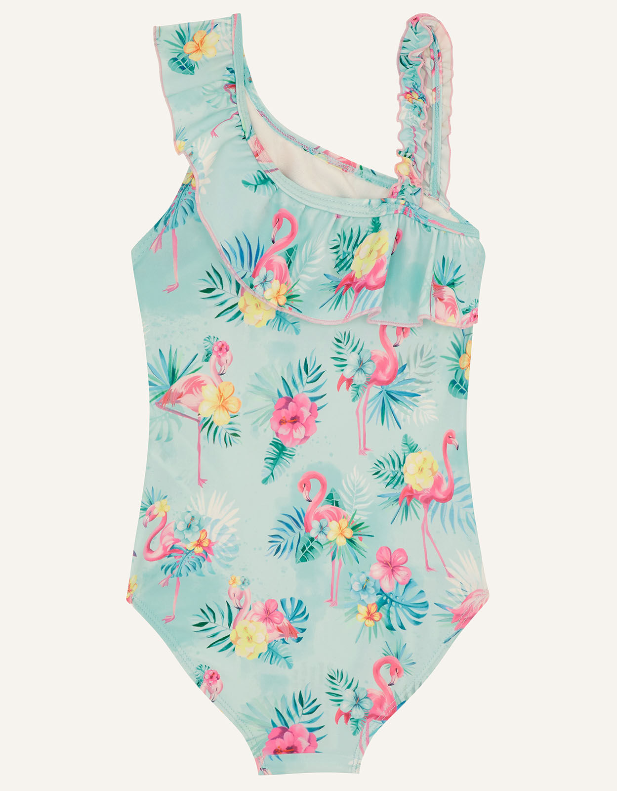 Girls cheap flamingo swimsuit