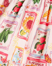 Garden Print Dress, Pink (PALE PINK), large