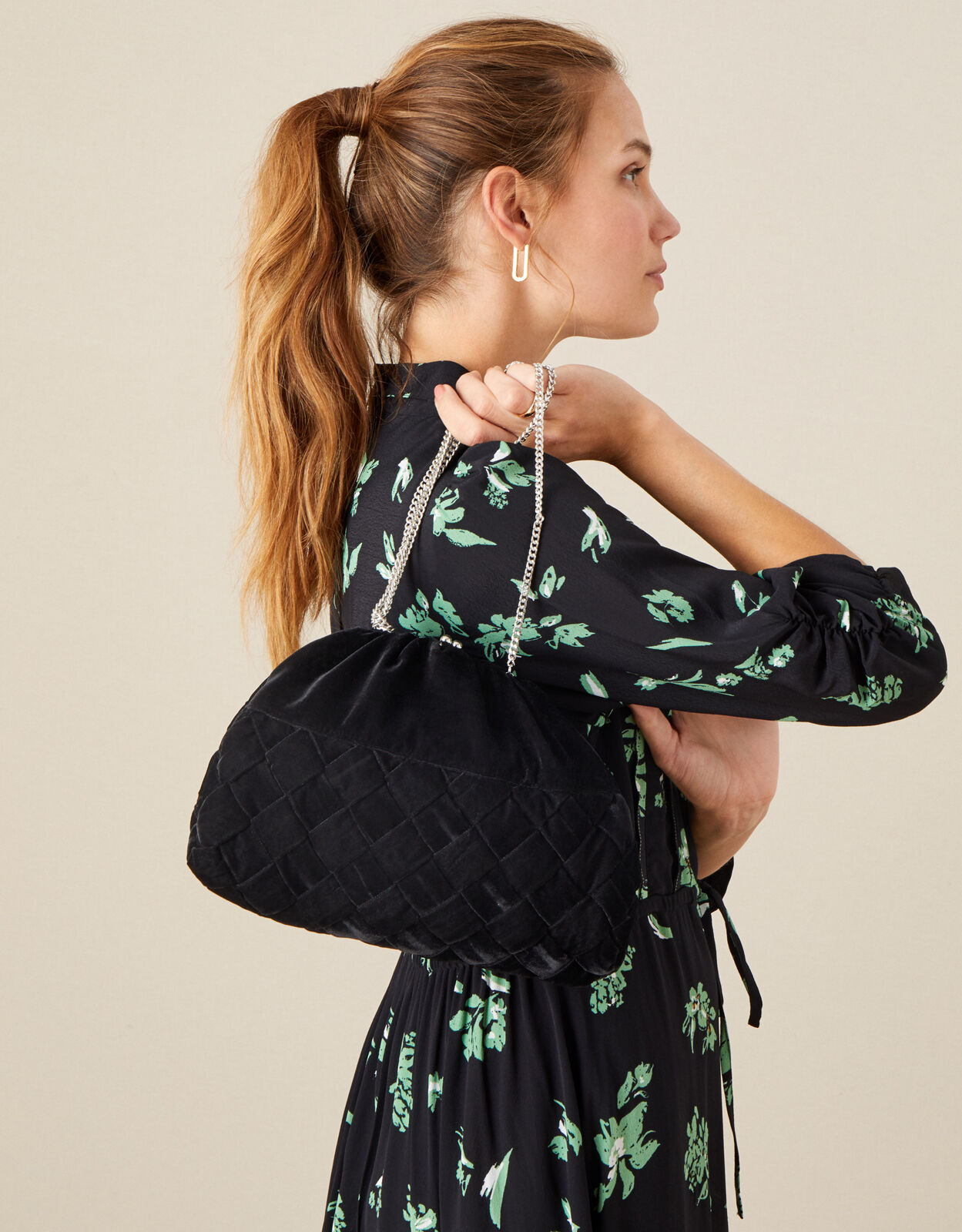Velvet clutch bag uk online