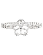 Sparkle Flower Stretch Bracelet, , large